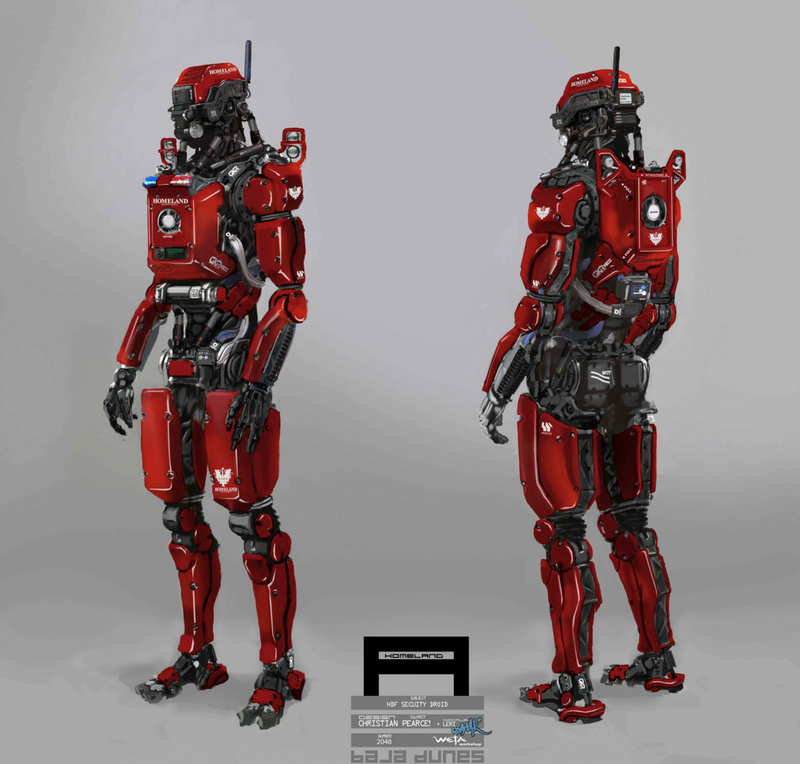 Illustration for article titled Elysium concept art shows the super unsanitary bioware of the future